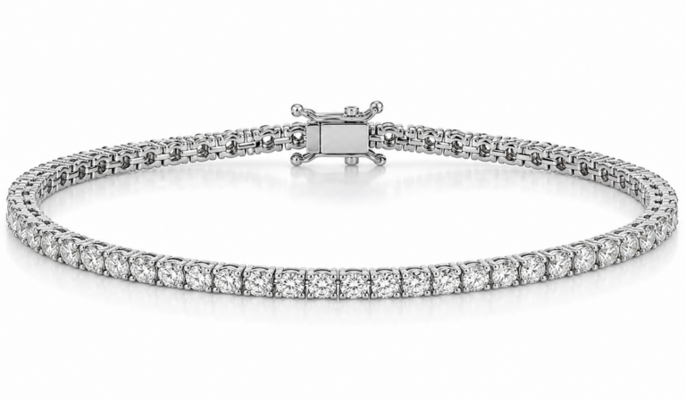 Diamond White Gold Tennis Bracelet