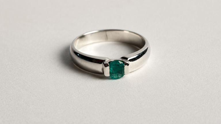 Oval Emerald Ring